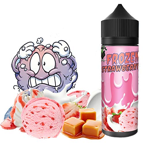 E-Liquid FROZEN STRAWBERRY | 120ML TPD | ElecVap | Sin Nicotina: 0MG | E-Liquido vapeo para Cigarrillos Electronicos - E Liquidos para Vaper 70/30