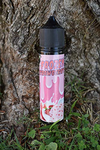 E-Liquid FROZEN STRAWBERRY | 120ML TPD | ElecVap | Sin Nicotina: 0MG | E-Liquido vapeo para Cigarrillos Electronicos - E Liquidos para Vaper 70/30