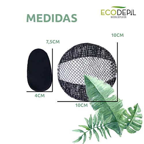 Ecodepil - Manopla Depilación Natural - Depilación Exfoliante - 100% Vegana - Hair Removal Pads - Recambios para 1 año - Ideal para Exfoliar la Piel - Elimina Pelos Enquistados