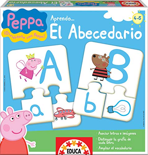 Educa Borras Puzzle Aprendo El Abecedario Peppa Pig (15652) , color/modelo surtido