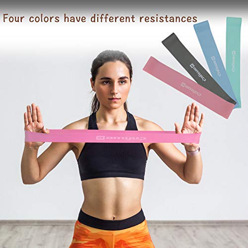 EKKONG Bandas Elásticas Set Bandas de Resistencia 6 Gomas Elasticas Gomas elasticas para Mujeres y Hombres, Pilates,Yoga,Rehabilitación,Estiramiento, Entrenamiento. (6set)