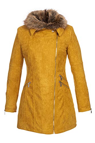 Elara Chunkyrayan - Parka para mujer amarillo M