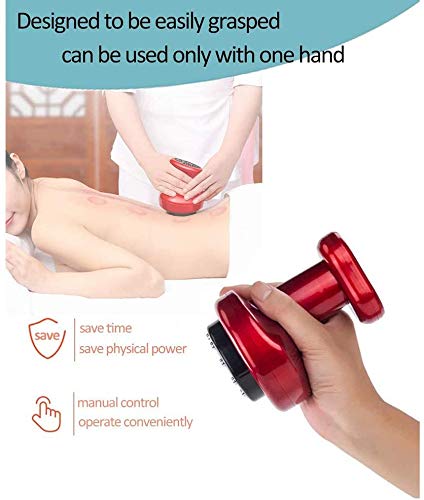 Electric Suction Vacuum Scraping Therapy Slimming Massager Full Body Gua Sha,for Body Back Pain 9-speed rechargeable