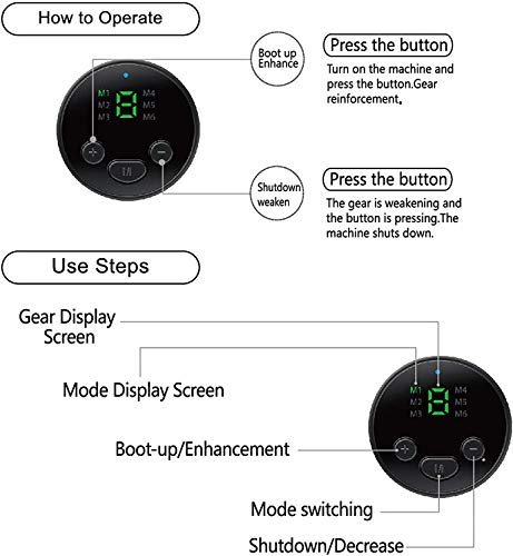 Electroestimulador Muscular Abdominales Aparatos para Hacer Ejercicio casa,Abdominales electroestimulacion,EMS Estimulador,Pantalla LCD,Gym en casa,Tóner Muscular Cinturones