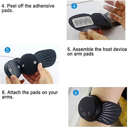 Electroestimulador Muscular Abdominales Aparatos para Hacer Ejercicio casa,Abdominales electroestimulacion,EMS Estimulador,Pantalla LCD,Gym en casa,Tóner Muscular Cinturones