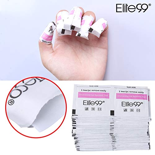 Elite99 Lámpara UV LED para Uñas 24w, 6 Colores Kit de Esmaltes Semipermanentes en Gel UV LED, Base y Top Coat, Semipermanentes, Removedor de Uñas y Accesorios 001