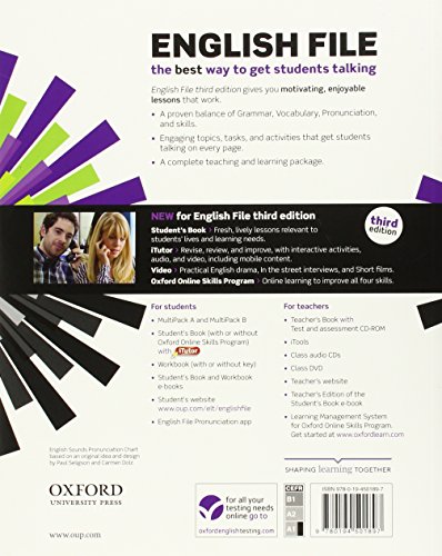 English File 3rd Edition Beginner. Student's Book + Workbook Multipack A (English File Third Edition)