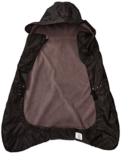 Ergobaby Funda de invierno y impermeable, Protección contra la lluvia para Mochilas portabebés, Negro, WCW2NL