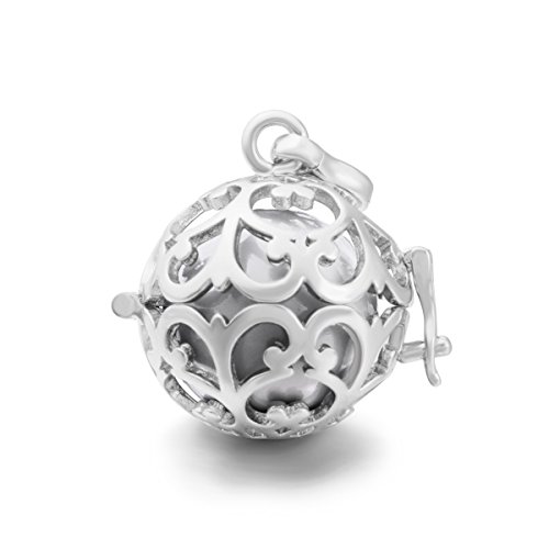 EUDORA Harmony Ball Bisutería Mujer Llamador de Ángeles, Embarazo Cadena Colgantes Joyería para Mujer Madre Niña de Regalos Originales Carillón Música Cadena con Collar, 76,2cm