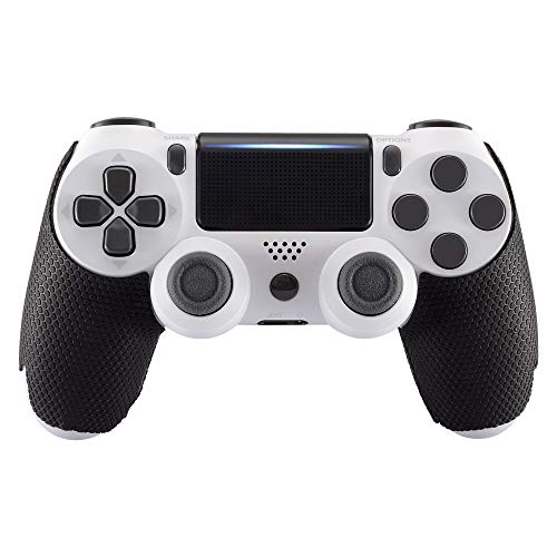 eXtremeRate Pegatina Antideslizante con Textura de Goma para Playstation 4 Agarre del Mando PS4 Slim PS4 Pro-Mejore el Agarre y la Comodidad