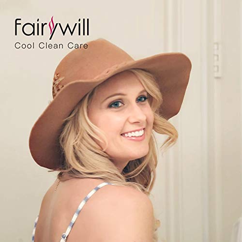 Fairywill Pearl White Cepillos para cepillos de dientes Sonic con cabezal de soldadura x4 para el blanco cepillo de dientes FW507, FW917, FW508, FW959 FW01