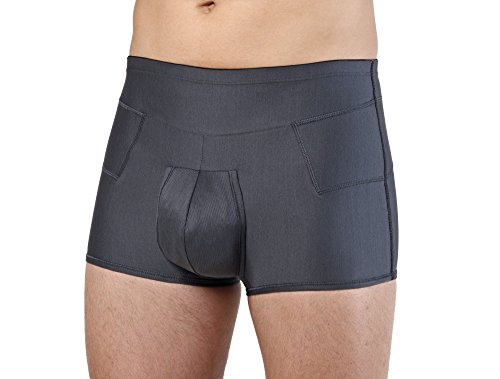 Faja Hernia Slip BOXER Art.516 - Color Gris Talla 4 > 86-90 cm