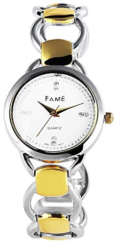 Fame Reloj analógico para Mujer de Cuarzo con Correa en Varios Materiales 100402000013