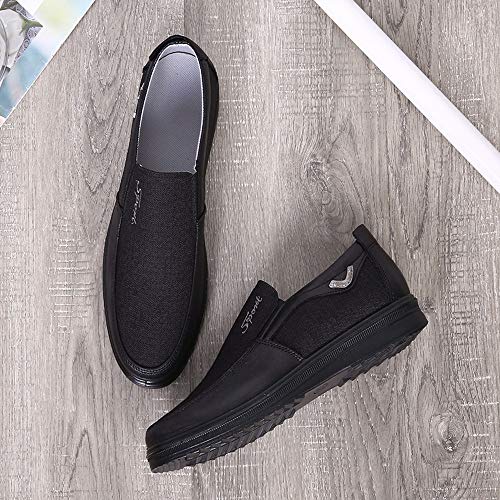 Fannyfuny_Zapatos para Hombre Náuticos Zapatos Casuales Zapatos de Cordones Zapatos de Vestir Mocasines Hombres Vestir Derby Calzado Boda Negocios Brogue Zapatillas 40-48