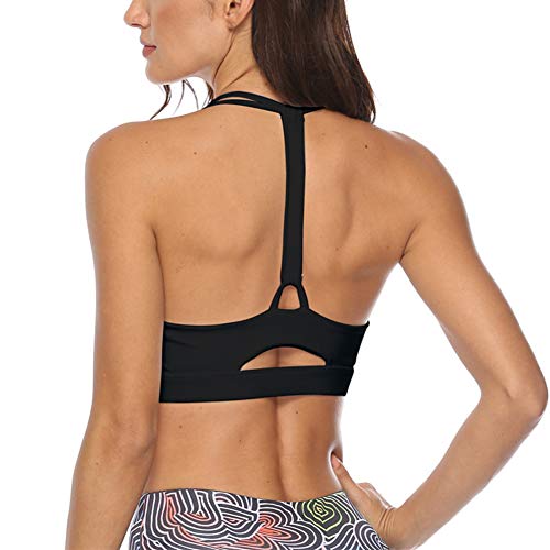 Fansu Sujetador Deportivo para Mujer, Chaleco Deporte Yoga Correr Ejercicios de Fitness AER Elástico Fitness Run Bra Gimnasio Ropa Costuras Comodidad Chica