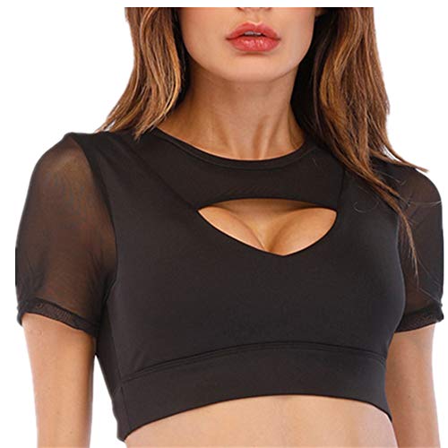 Fansu Sujetador Deportivo para Mujer, Chaleco Deporte Yoga Correr Ejercicios de Fitness AER Elástico Fitness Run Bra Gimnasio Ropa Costuras Comodidad Chica