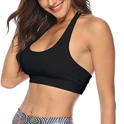 Fansu Sujetador Deportivo para Mujer, Chaleco Deporte Yoga Correr Ejercicios de Fitness AER Elástico Fitness Run Bra Gimnasio Ropa Costuras Comodidad Chica