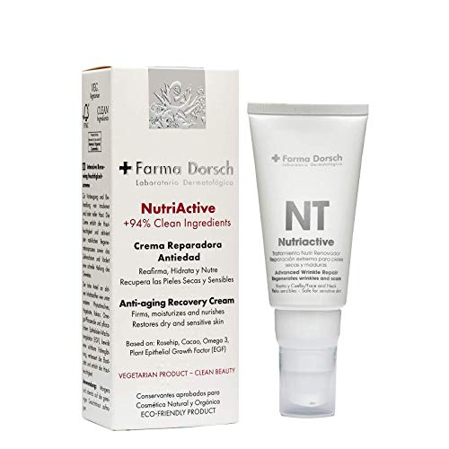 Farma Dorsch NutriActive Crema Facial Reparadora (Pieles Secas, Sensibles O Con Marcas) - 50 ml.