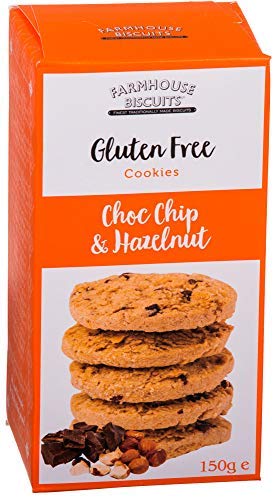 Farmhouse Biscuits English Chocolate y Avellanas Sin Gluten - 1 x 150 Gramos