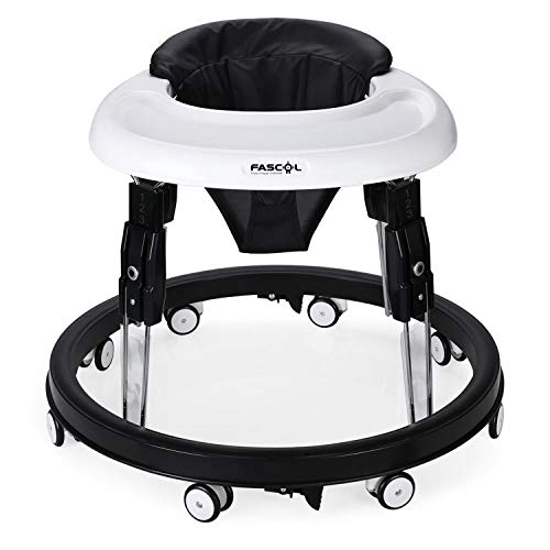 Fascol Andador Bebe,Plegable Caminador con Plato Desmontable y 8 Ruedas Silenciosas para Bebes Mayores de 8 Meses