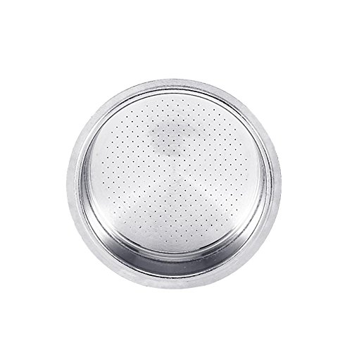 Fdit Café 2 Taza 51mm No Recipiente del Filtro a presión para Breville Delonghi Krups