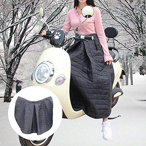 fervory Cubrepiernas para Scooter Invierno Riding Falda de algodón a Prueba de Viento Rodilla Cintura Pierna Cubierta Impermeable Moto eléctrica Cubierta a Prueba de Viento