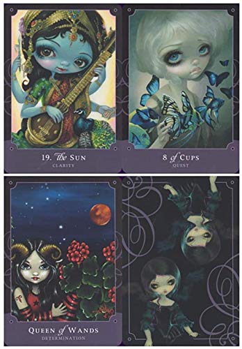 FFJD Baraja Tarot, Cartas del Tarot Juegos De Mesa Criaturas Naipes Oracle Beautiful Deck Juego De Mesa AdivinacióN