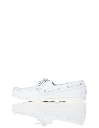 find. Iconic Zapatos Náuticos Hombre, Blanco (White), 39/40 EU