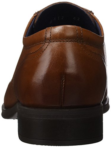 Fluchos Heracles, Zapatos de Cordones Derby para Hombre, Marrón (Cuero 000), 43 EU