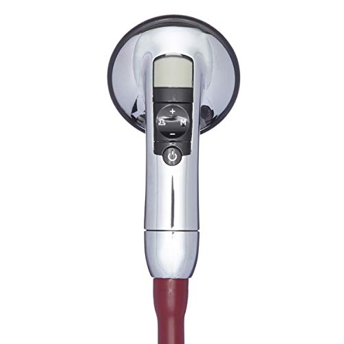 Fonendoscopio electrónico 3M Littmann Modelo 3200BU, Tubo granate