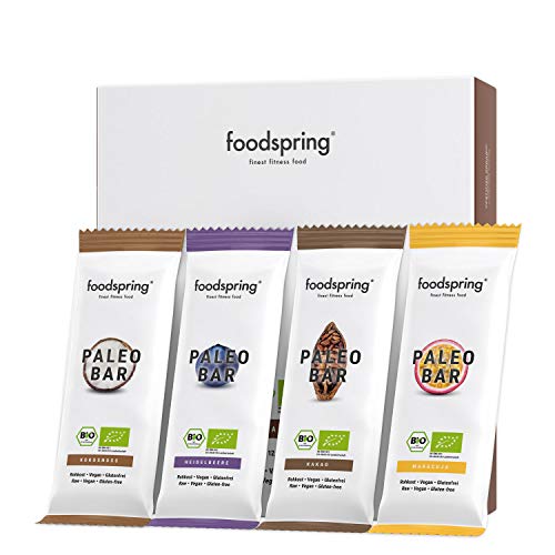 foodspring Paleo Bar Pack de 12 (Mix)