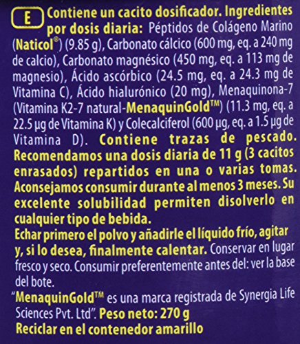 Forticoll Colágeno Marino, Complemento alimenticio en polvo - 270 gr (192514)