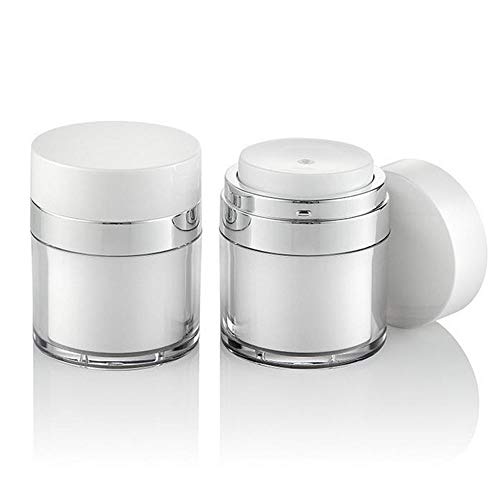 Frasco cosmético CremasLociones Cosméticos de maquillaje Accesorios para uñas, Ayudas de belleza Botes de crema acrílico vacíos, Botella de vacío, Frasco de crema de prensa Frascos de muestra 30G/30ML