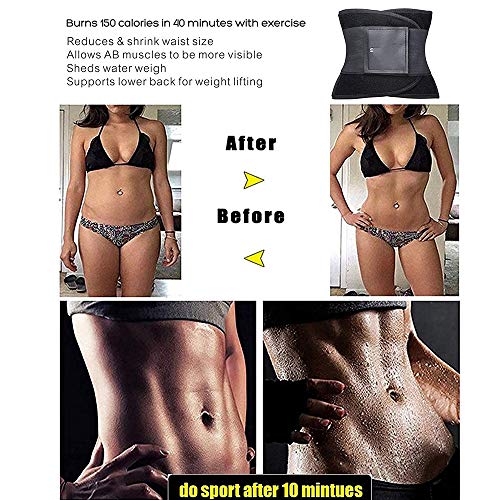 FTFDTMY Faja Reductora Mujer, Fajas Reductoras Adelgazantes Mujer Postparto, Faja Lumbar Adelgazante Mujer Abdomen Adjustable para Deporte,M