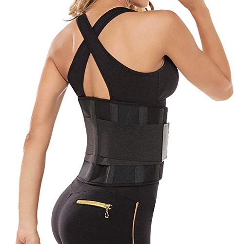 FTFDTMY Faja Reductora Mujer, Fajas Reductoras Adelgazantes Mujer Postparto, Faja Lumbar Adelgazante Mujer Abdomen Adjustable para Deporte,M