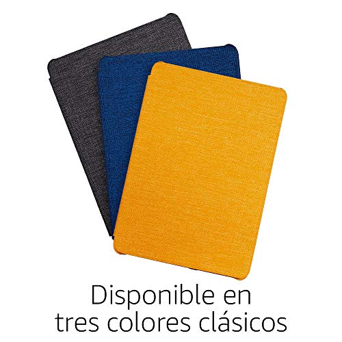 Funda Amazon de tela que protege del agua para Kindle Paperwhite (10.ª generación - modelo de 2018), Azul