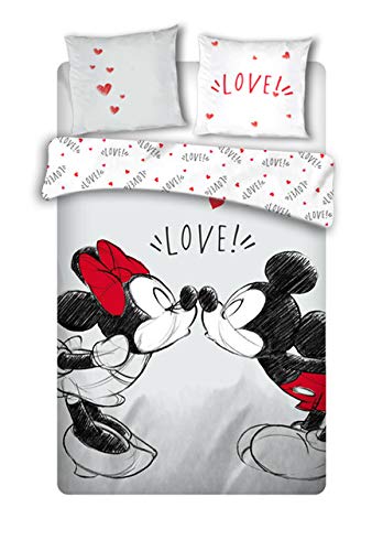 Funda nordica Love Mickey and Minnie Disney cama 135cm