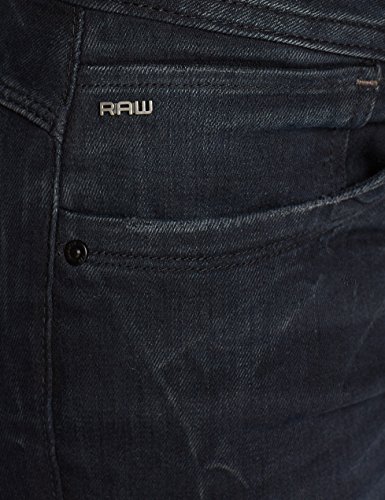 G-STAR RAW Lynn Mid Waist Skinny Vaqueros, Azul (Medium Aged 6550), 26W / 32L para Mujer