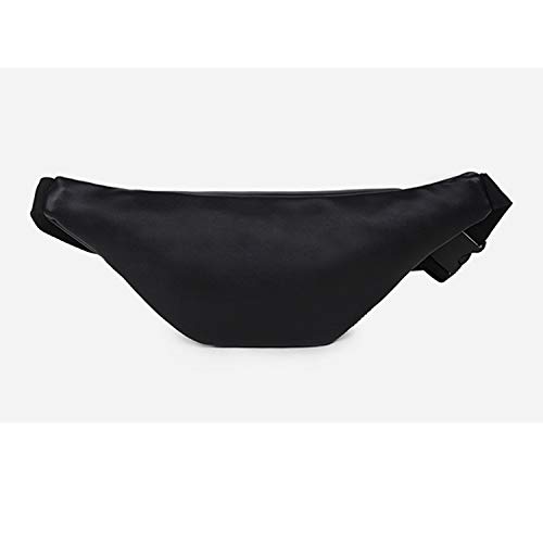 Geagodelia Riñoneras de Moda Bolsa de Cinturón para Mujer Niña Elegante PU Fanny Pack Paquete de Cintura con Correa Ajustable para Viaje Senderismo Festival al Aire Libre (Negro)