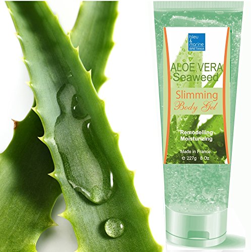 Gel de Aloe Vera y Algas Adelgazante 227g Hidratante Remodelante Perdida de Peso con Algas Marinas Anti Celulitis