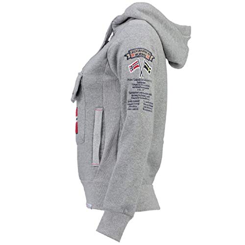 Geographical Norway Sudadera Mujer GYMCLASS B Gris Claro S