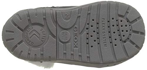 Geox B Omar Girl WPF A, Botas para Bebés, Gris (Dk Grey C9017), 26 EU