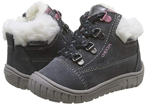 Geox B Omar Girl WPF A, Botas para Bebés, Gris (Dk Grey C9017), 26 EU