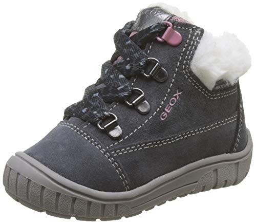 Geox B Omar Girl WPF A, Botas para Niñas, Gris (Dk Grey C9017), 23 EU