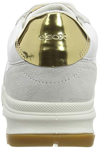 Geox D AIRELL C, Zapatillas para Mujer, Blanco (White C1000), 40 EU