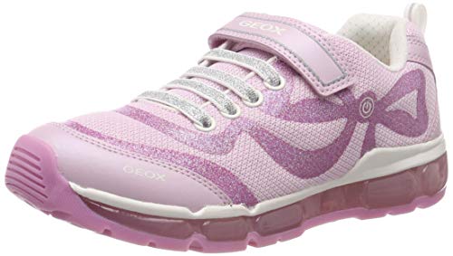 Geox J Android Girl C, Zapatillas para Niñas, Rosa (Pink/Dk Pink), 38 EU