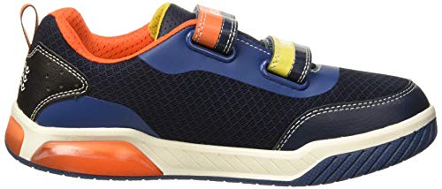 Geox J INEK Boy C, Zapatillas para Niños, Azul (Navy/Orange C0659), 32 EU