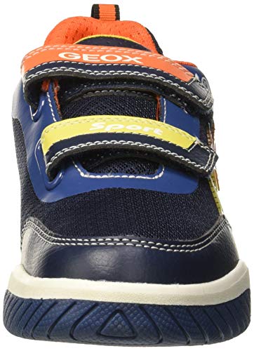 Geox J INEK Boy C, Zapatillas para Niños, Azul (Navy/Orange C0659), 32 EU