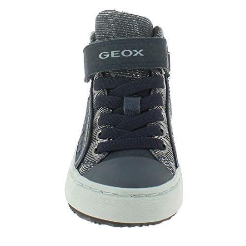 Geox J Kalispera Girl I, Zapatillas Altas para Niñas, Azul (Navy), 32 EU