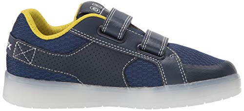 Geox J KOMMODOR Boy A, Zapatillas para Niños, Blue (Navy/Lime C0749), 35 EU